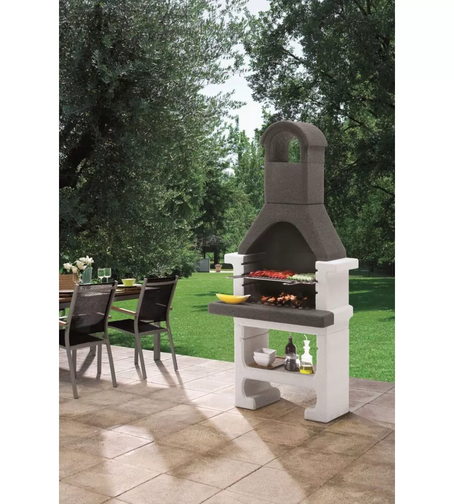 BARBECUE A CARBONELLA IN CEMENTO PALAZZETTI "ARAL" 78X75X180 CM
