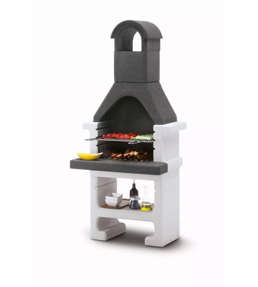 BARBECUE A CARBONELLA IN CEMENTO PALAZZETTI "ARAL" 78X75X180 CM