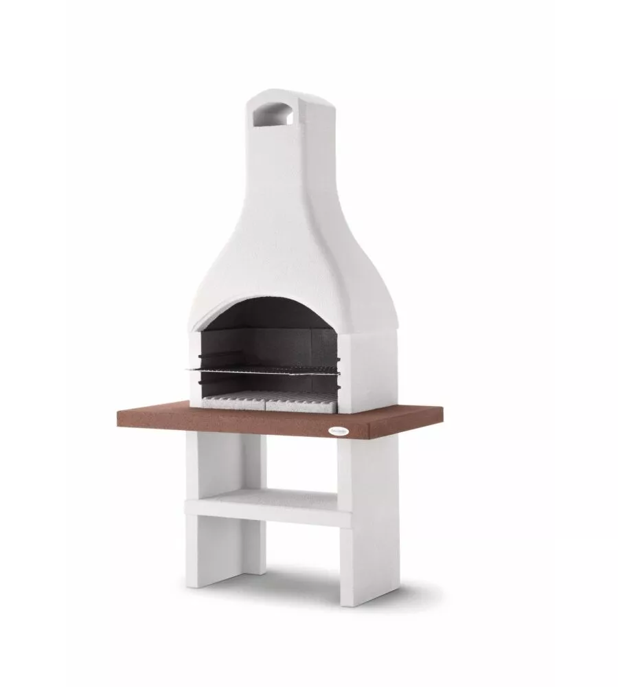 BARBECUE A CARBONELLA IN CEMENTO PALAZZETTI "OSLO 2" 118X70X210 CM