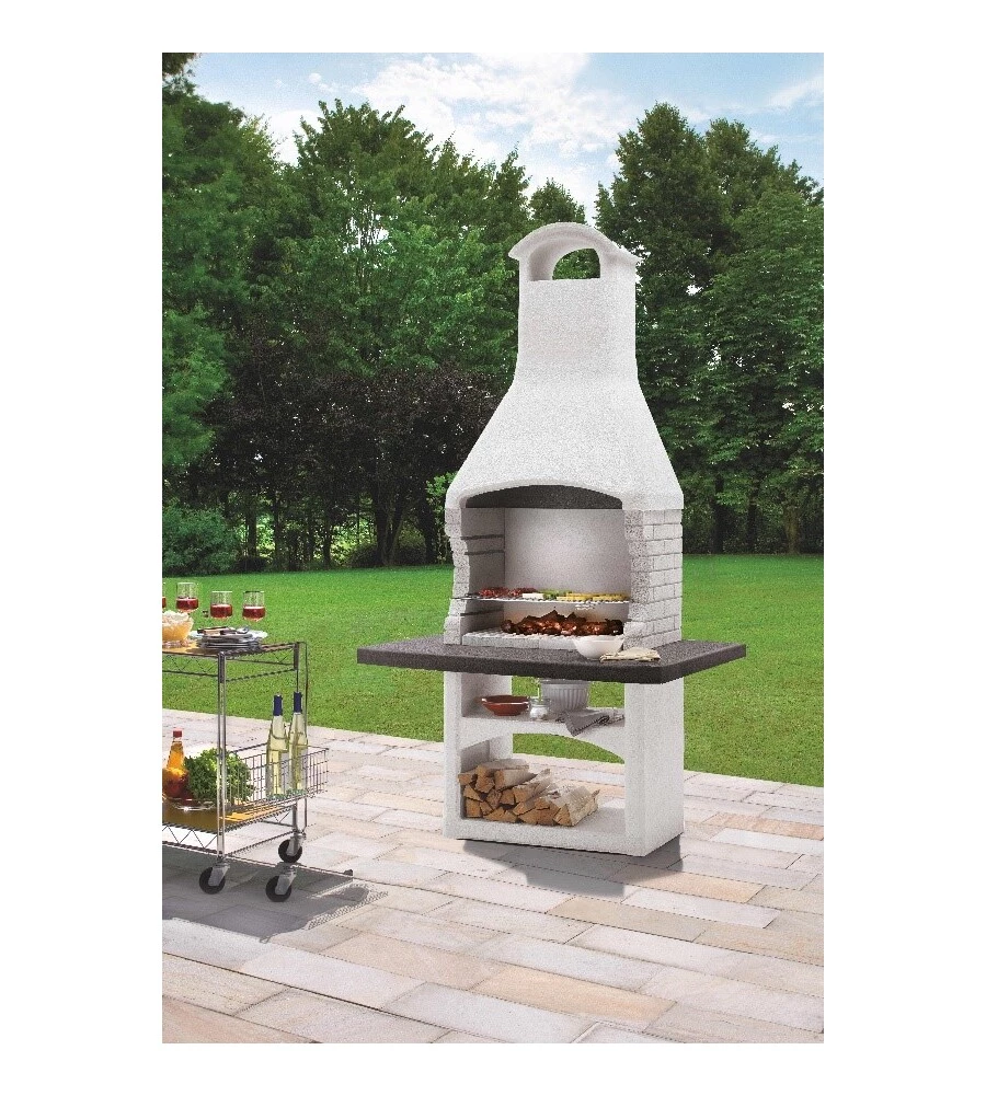 BARBECUE A CARBONELLA PALAZZATTI "GALAPAGOS 2" 110X71X230 CM