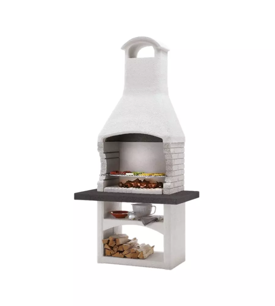 BARBECUE A CARBONELLA PALAZZATTI "GALAPAGOS 2" 110X71X230 CM