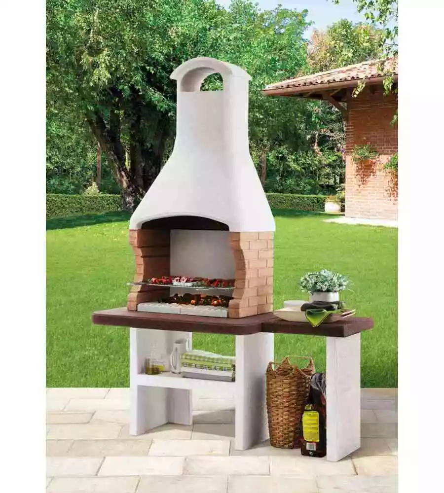 BARBECUE A CARBONELLA PALAZZETTI "JESOLO 2" 128X71X181 CM