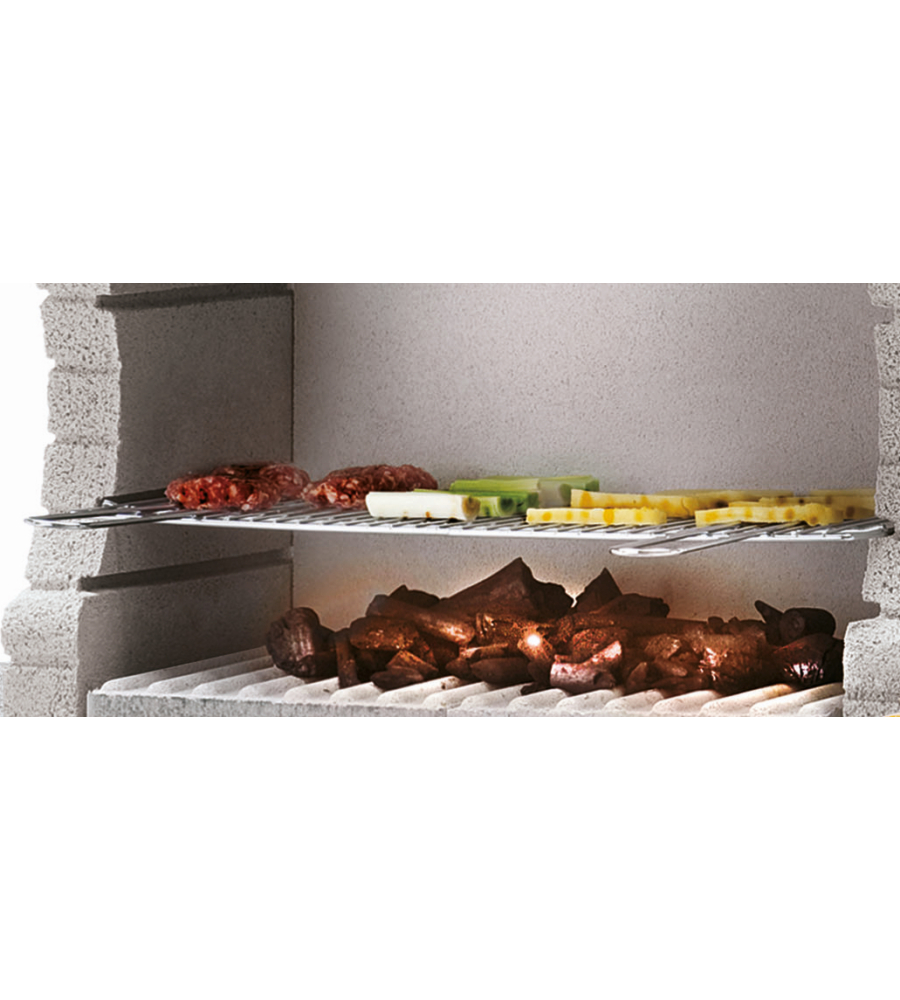 CUCINA DA ESTERNO PALAZZETTI "MARBELA" IN CEMENTO 270X70X238 CM