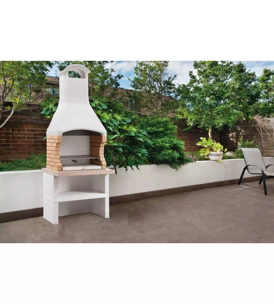 CUCINA DA ESTERNO MODULARE PALAZZETTI "ARIEL GRILL" IN CEMENTO 90X70X238 CM