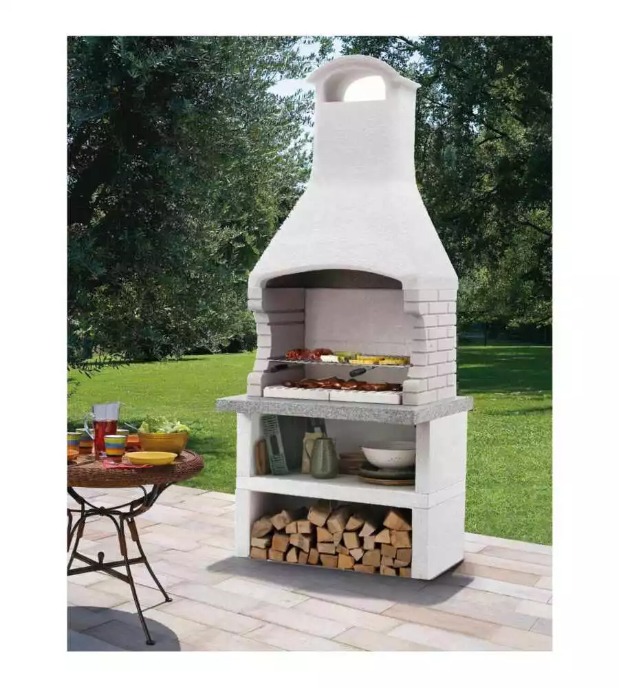 CUCINA DA ESTERNO MODULARE PALAZZETTI "MARBELLA GRILL" 90X70X238 CM