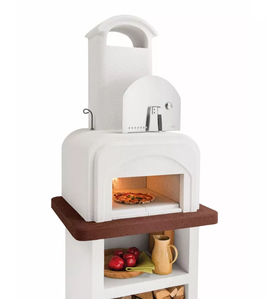 FORNO PIZZA A LEGNA CON BASAMENTO PALAZZETTI "STEFY" 1 PIZZA