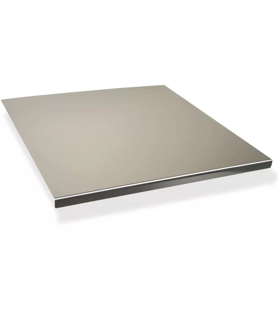 PIANO PER STESURA PIZZA PALAZZETTI IN ACCIAIO INOX 70X70 CM