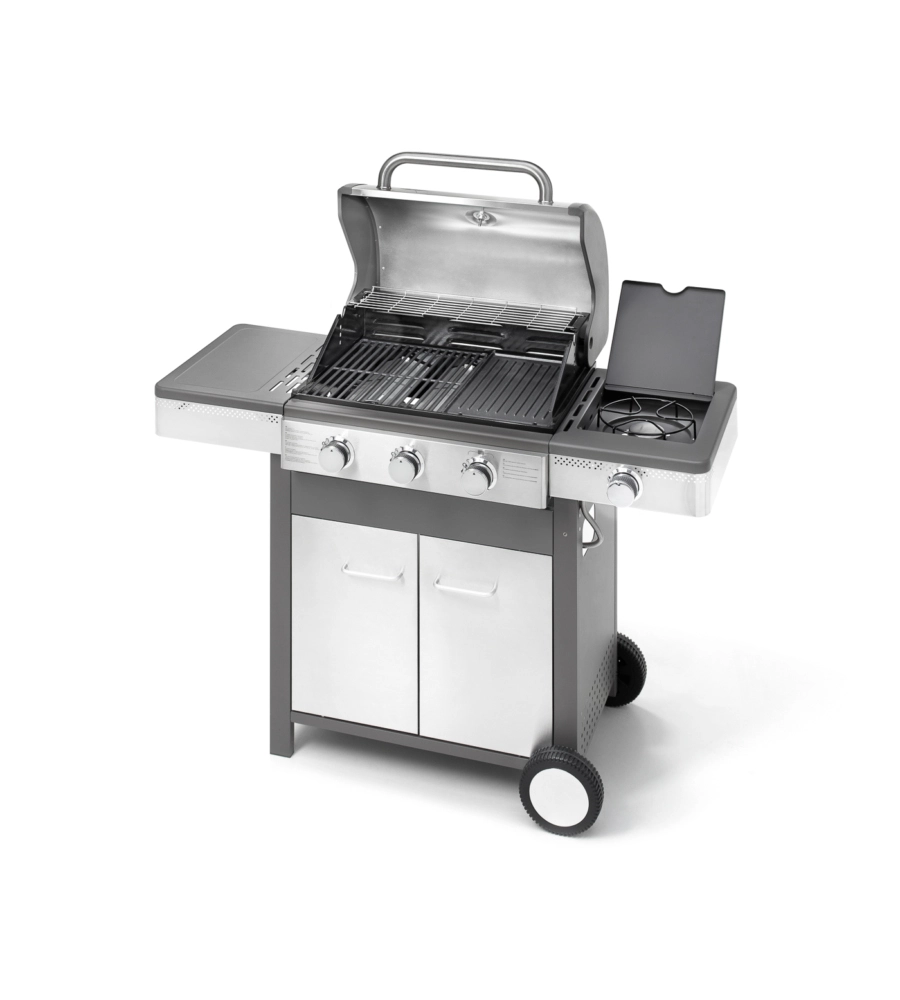 BARBECUE A GAS OMPAGRILL "INDIANAPOLIS 4/B" 4 BRUCIATORI 126X58X115,5 CM