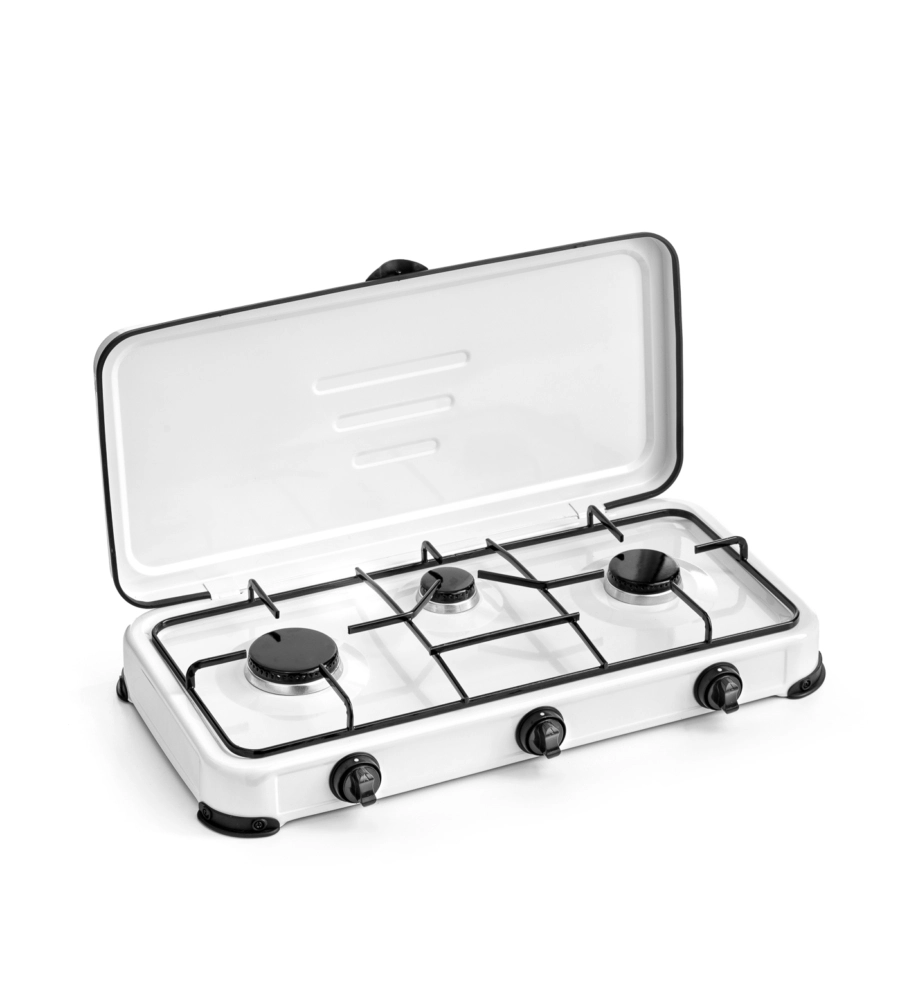 FORNELLO A GAS OMPAGRILL "3/V COVER" 3 BRUCIATORI 59X32X10 CM