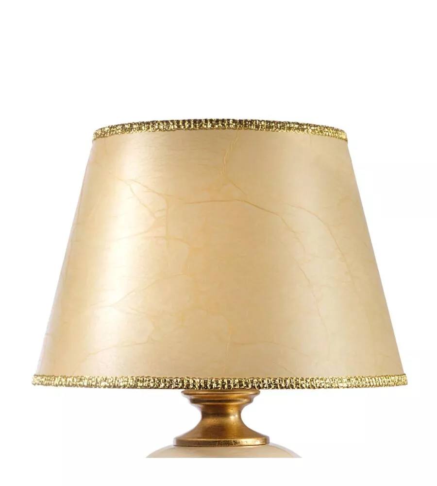Lampada Onli "Mozart" avorio pergamena oro D45