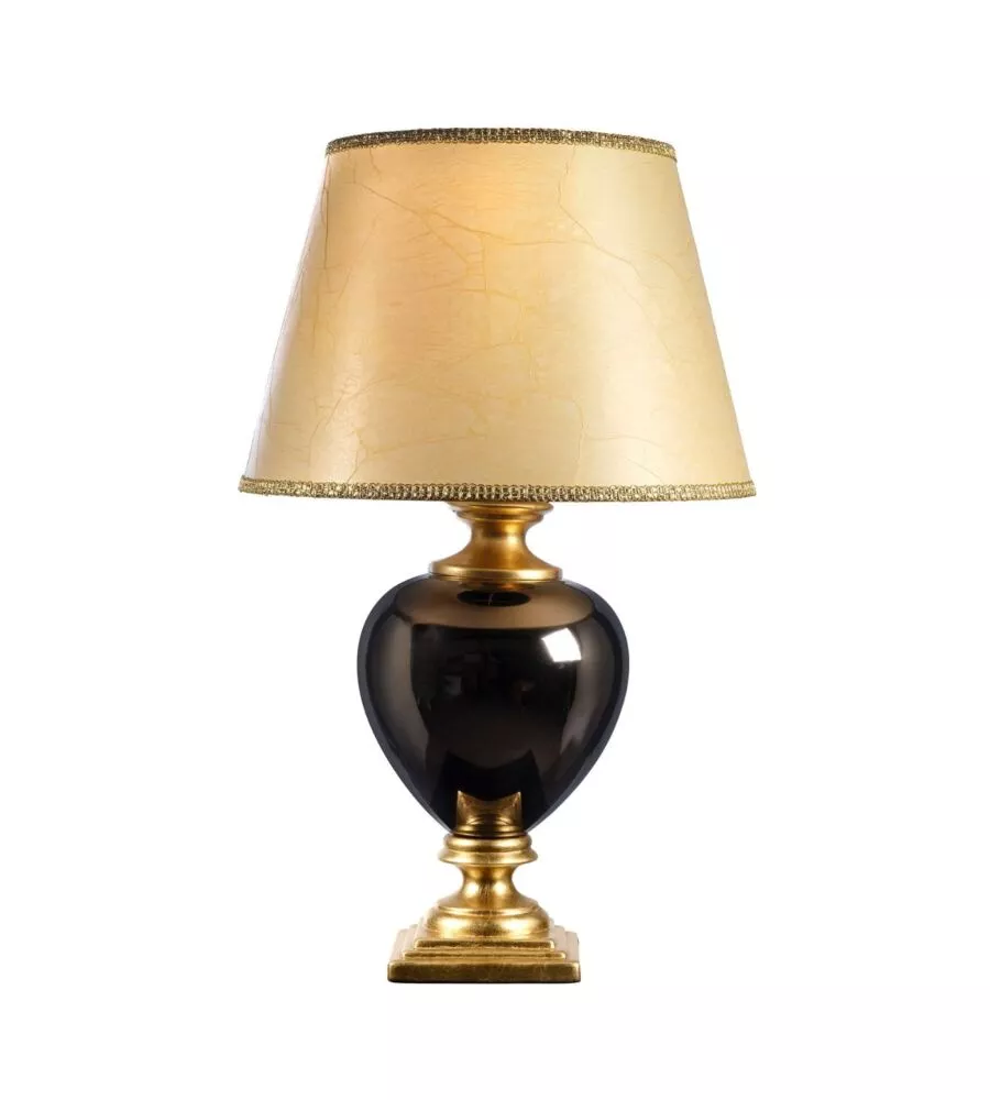 Lampada Onli "Mozart" platino pergamena oro D45