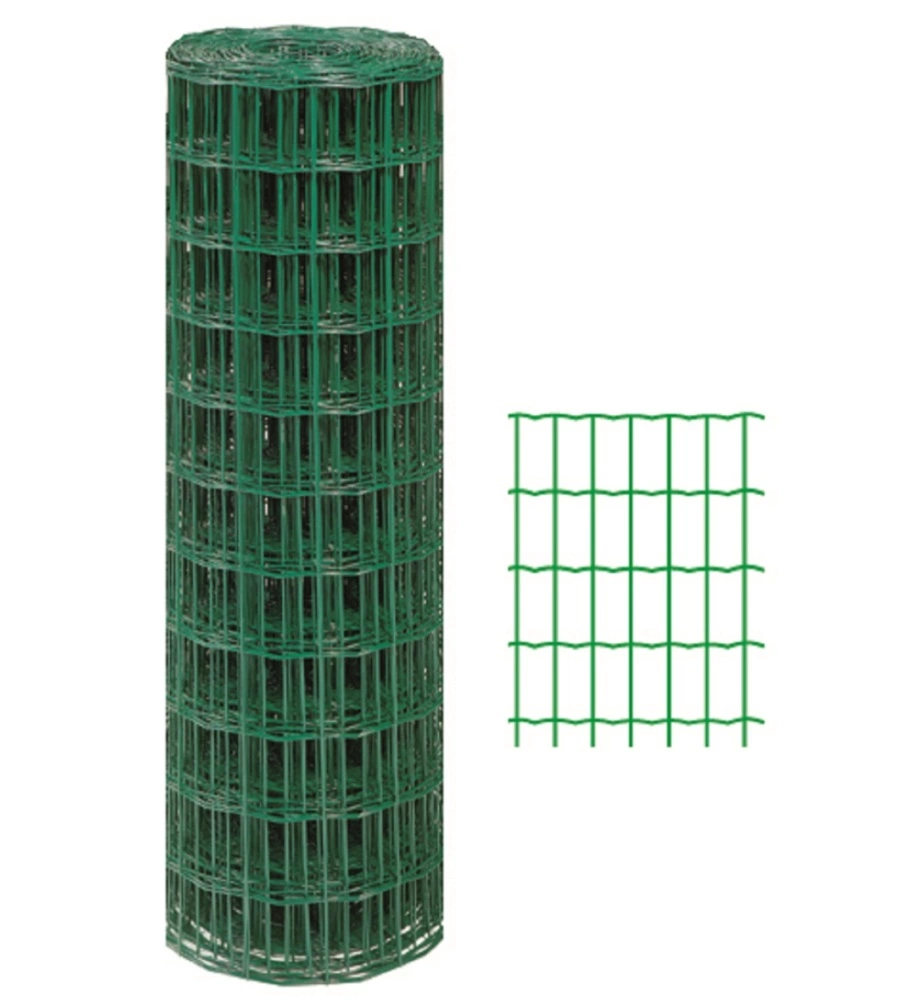 Rete elettrosaldata plasticata Vigor verde 5m 80cm