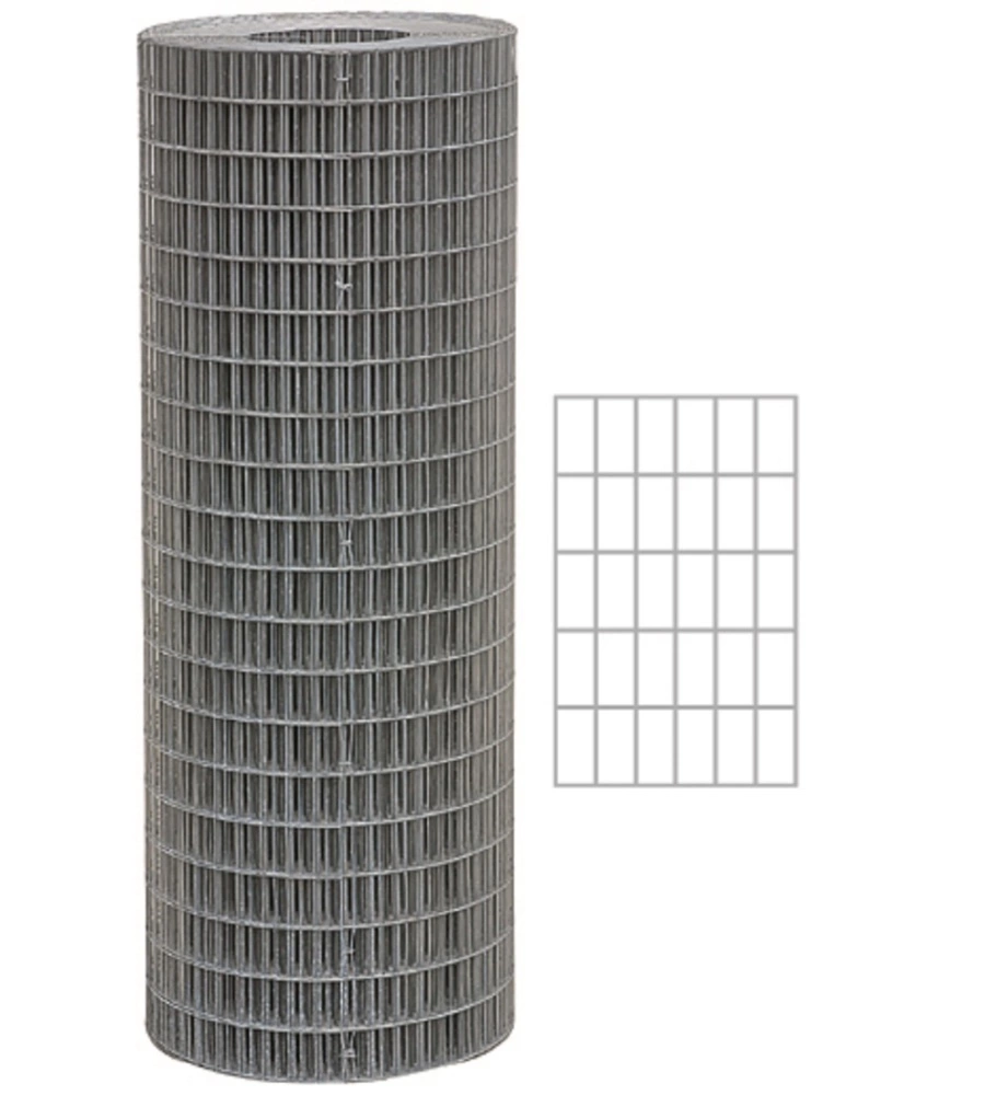 Rete elettrosaldata zincata Cavallino grigio 25m 125cm