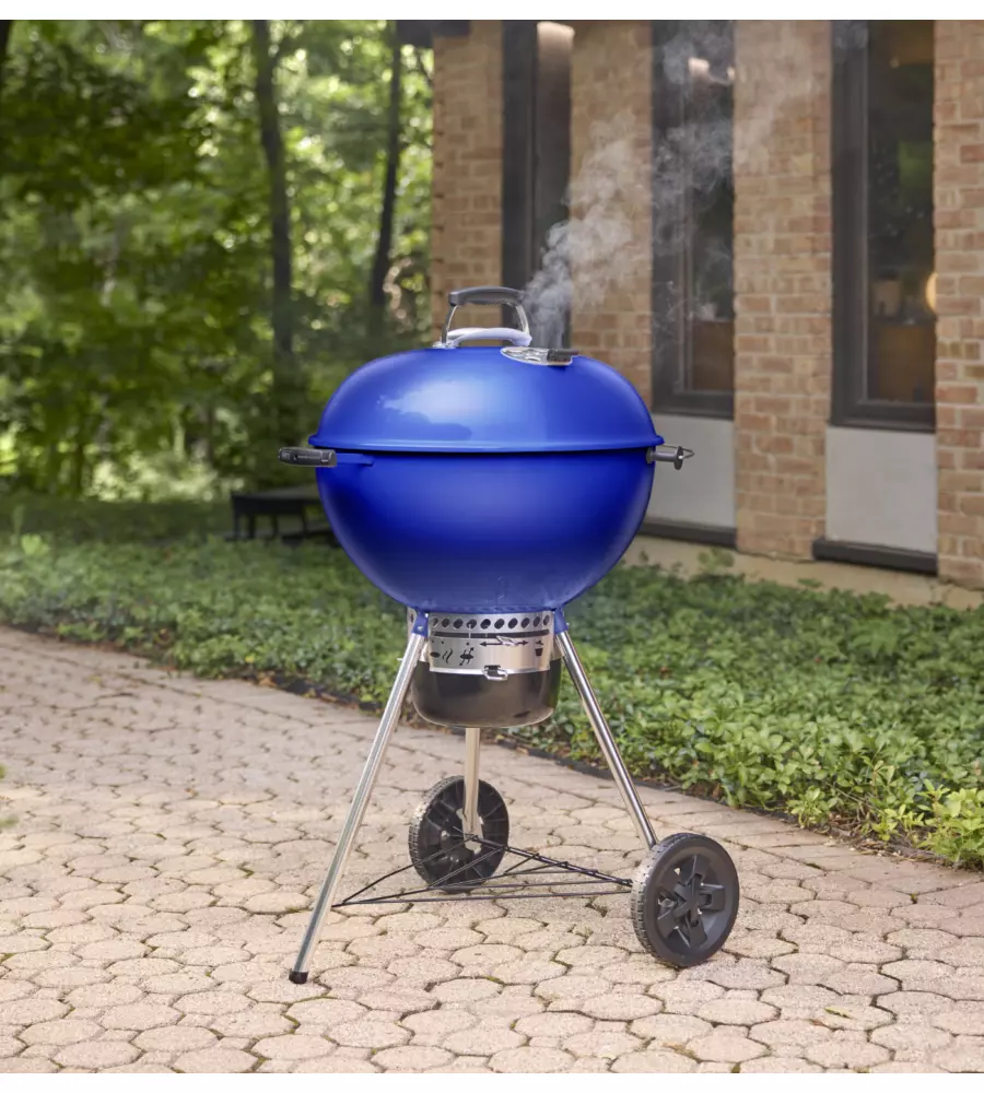 BARBECUE A CARBONE WEBER "MASTER-TOUCH" BLU OCEANO 61X72,5X90 CM