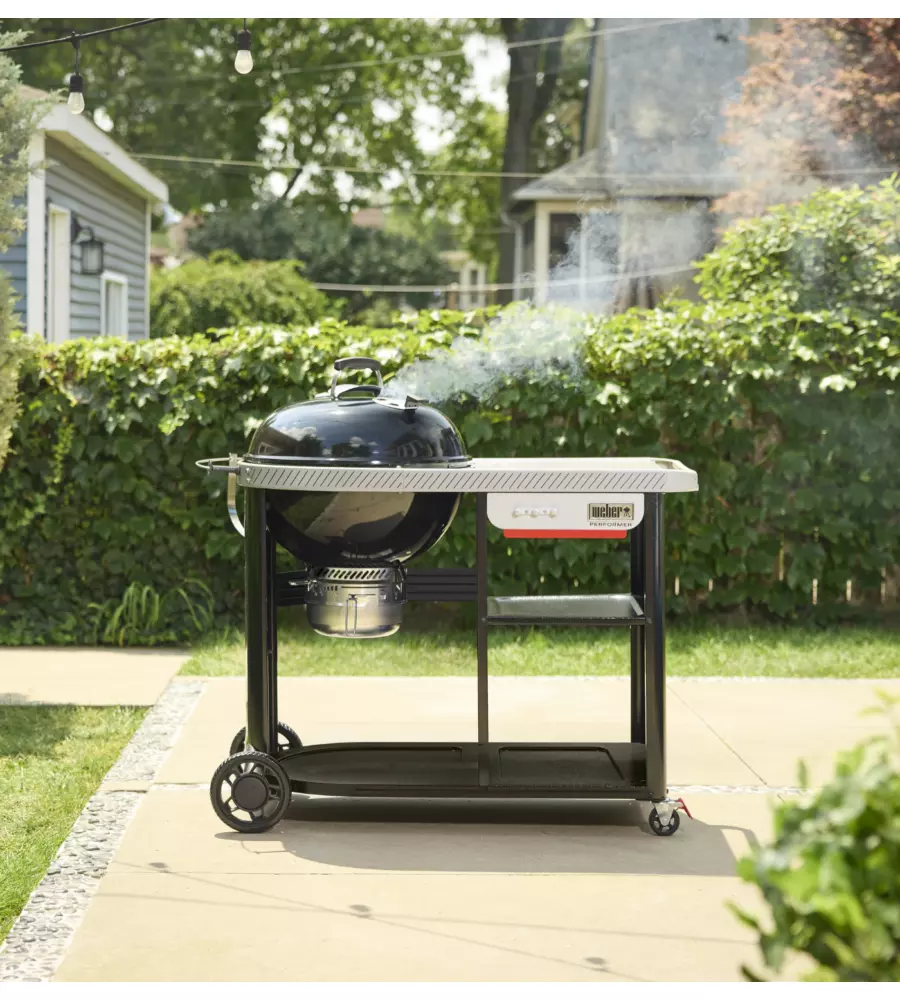 BARBECUE A CARBONE WEBER "PERFORMER PREMIUM" NERO Ø57 CM