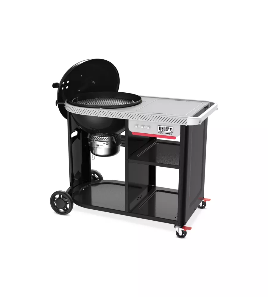BARBECUE A CARBONE WEBER "PERFORMER PREMIUM" NERO Ø57 CM
