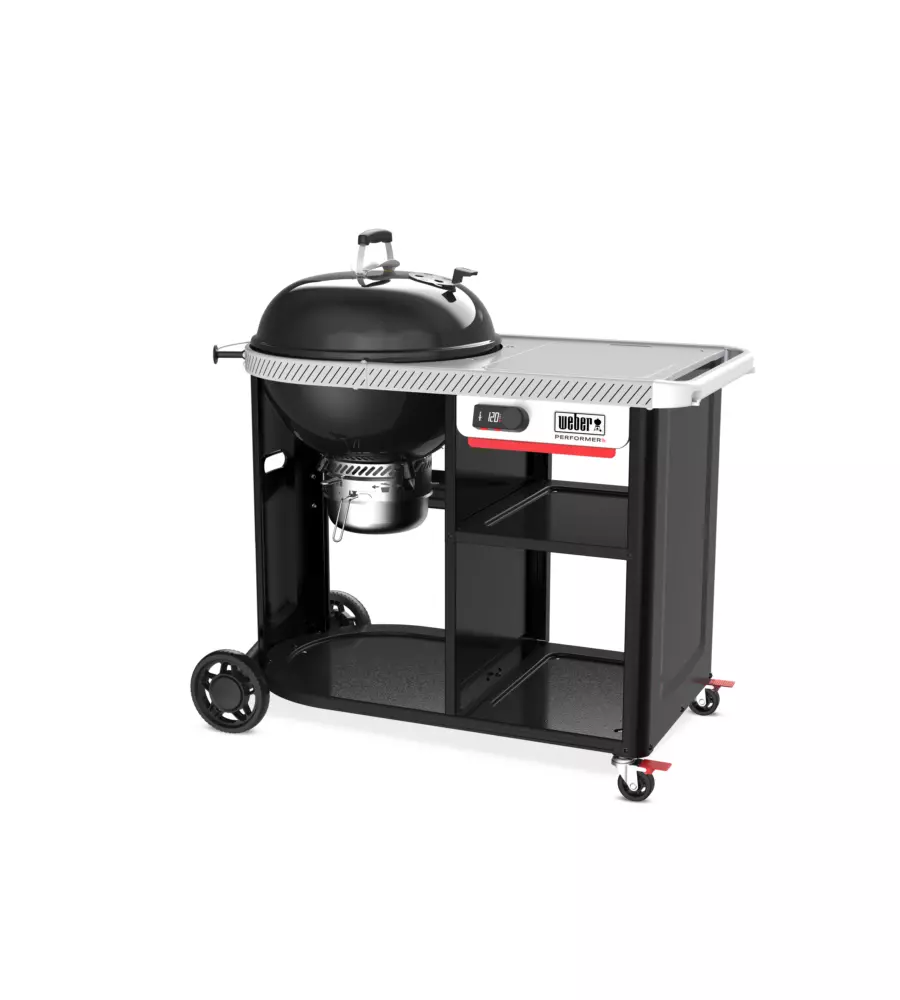 BARBECUE A CARBONE WEBER "PERFORMER PREMIUM SMART" NERO Ø57 CM
