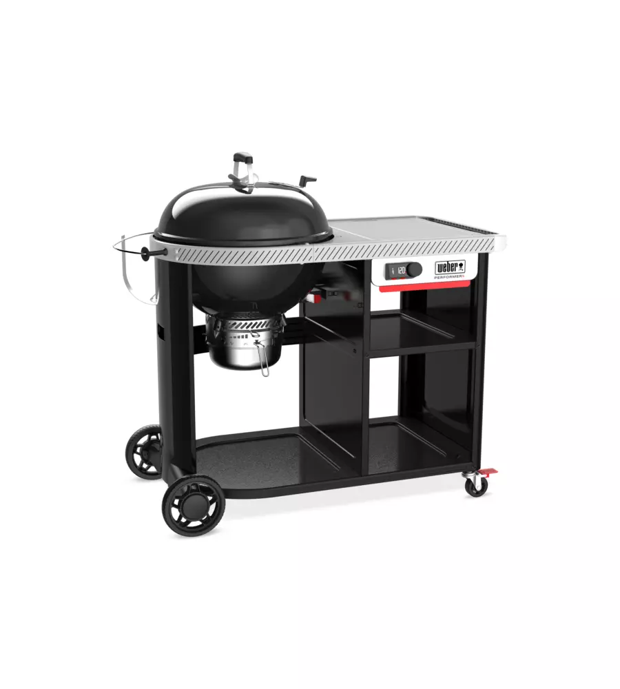BARBECUE A CARBONE WEBER "PERFORMER PREMIUM SMART" NERO Ø57 CM