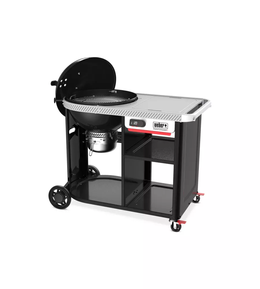 BARBECUE A CARBONE WEBER "PERFORMER PREMIUM SMART" NERO Ø57 CM