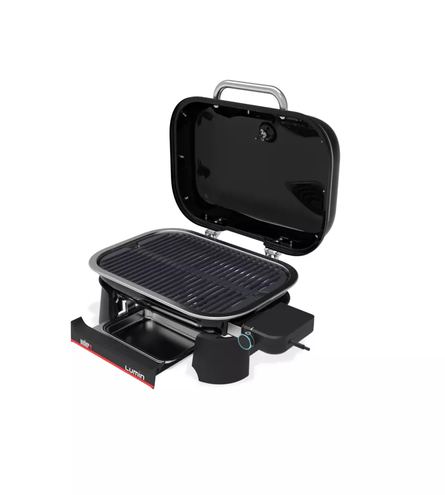 BARBECUE ELETTRICO WEBER "LUMIN COMPACT" CON GRIGLIA 43X28 CM