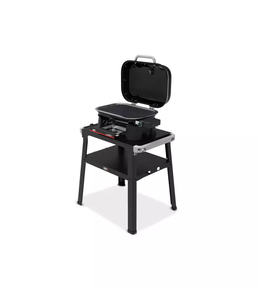 BARBECUE ELETTRICO WEBER "LUMIN COMPACT" CON STAND E GRIGLIA 43X28 CM