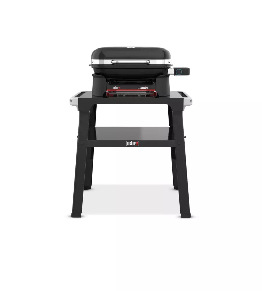 BARBECUE ELETTRICO WEBER "LUMIN COMPACT" CON STAND E GRIGLIA 43X28 CM
