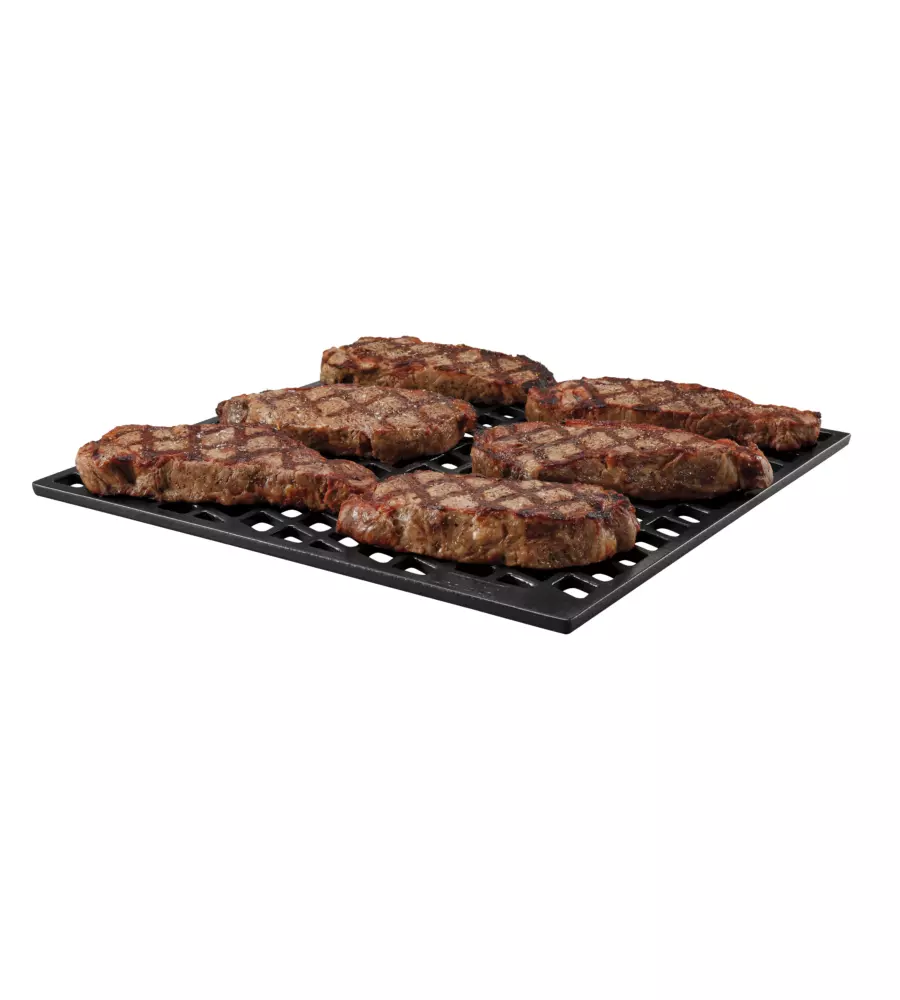 GRIGLIA ROSOLATURA A DOPPIO LATO PER BARBECUE WEBER IN GHISA SMALTATA