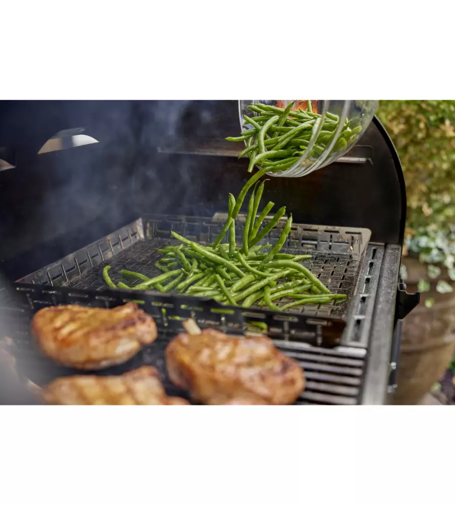 CESTELLO DI COTTURA PER BARBECUE WEBER "CRAFTED" IN ACCIAIO INOX