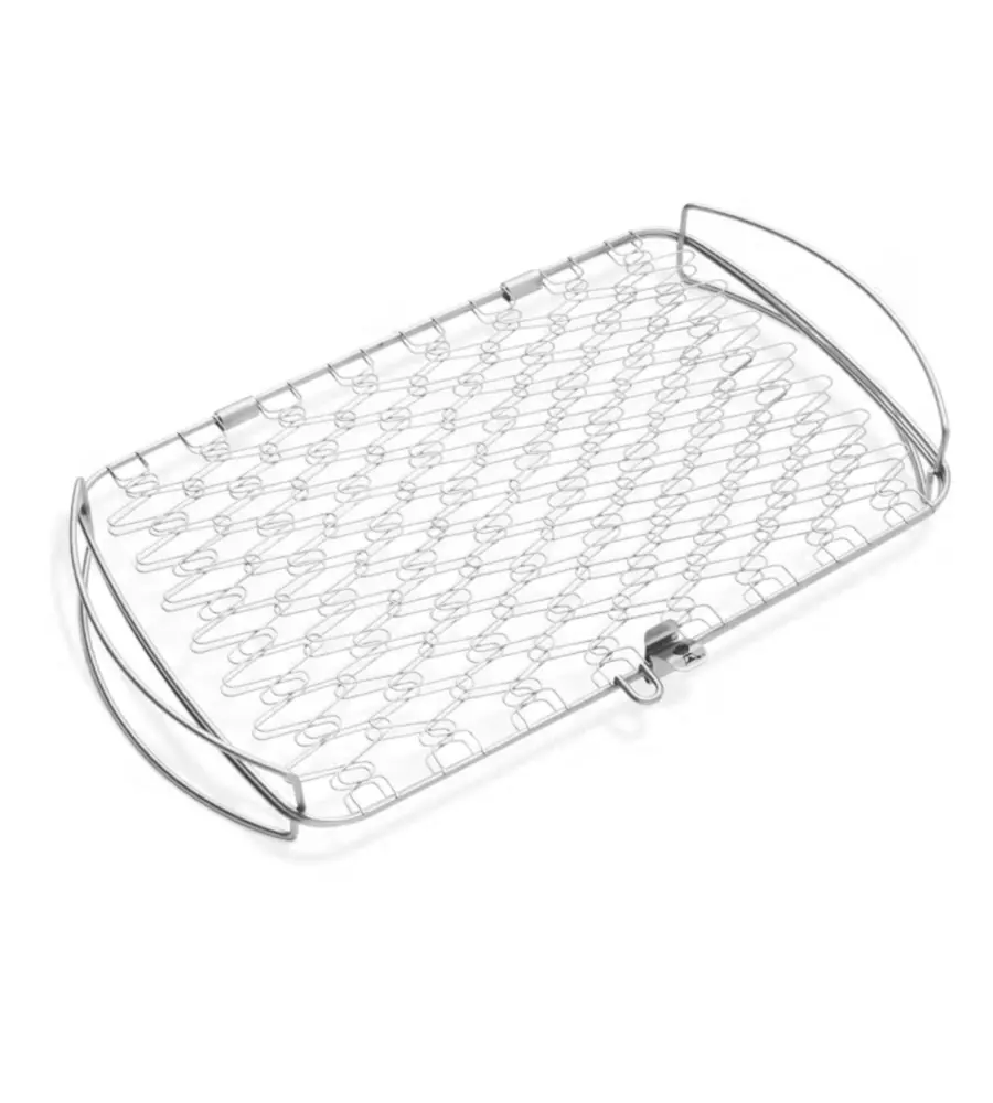 CESTELLO DI COTTURA PER BARBECUE A GAS WEBER "GRANDE" IN ACCIAIO INOX