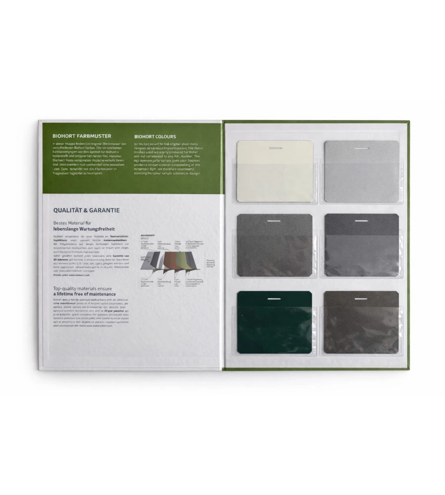 Campionatura lamiere Biohort