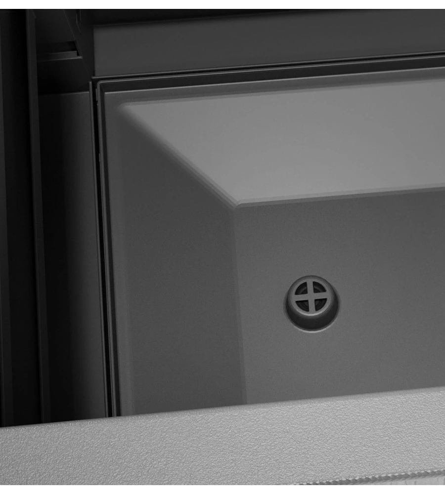 Fioriera da esterno con spalliera "Ethica" tortora 80x36x140 cm