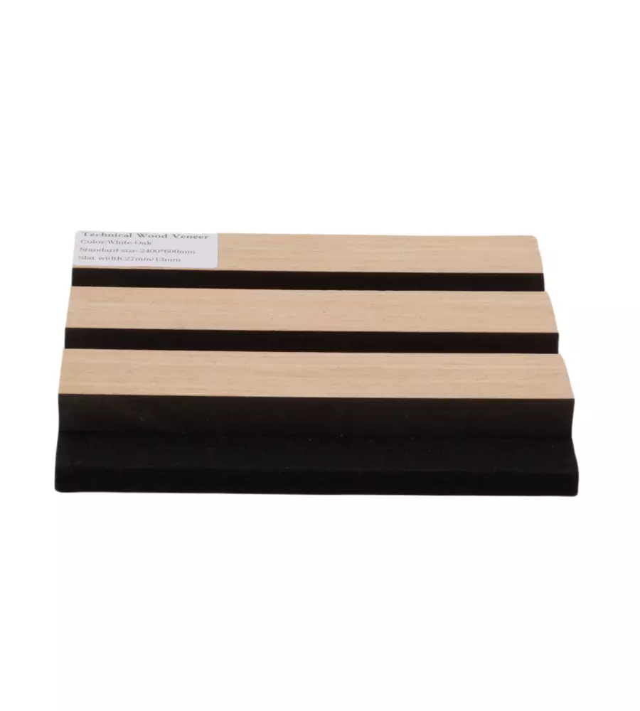 Rivestimento murale fonoassorbente Cosmo quercia 60x2,2x120 cm