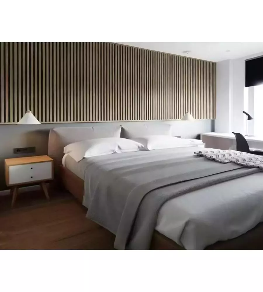 Rivestimento murale fonoassorbente Cosmo quercia 60x2,2x120 cm