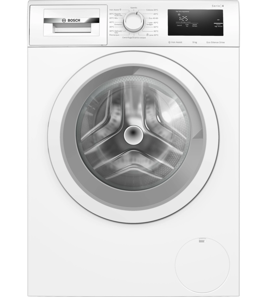 LAVATRICE A LIBERA INSTALLAZIONE BOSCH "SERIE 4" CARICO 9 KG - COD. WAN24009II