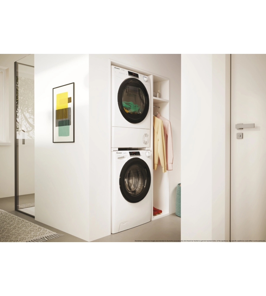 ASCIUGATRICE SLIM CANDY "SMART PRO" A POMPA DI CALORE CARICO 7 KG CON WI-FI - COD. CRO4 H7A2TBE-S