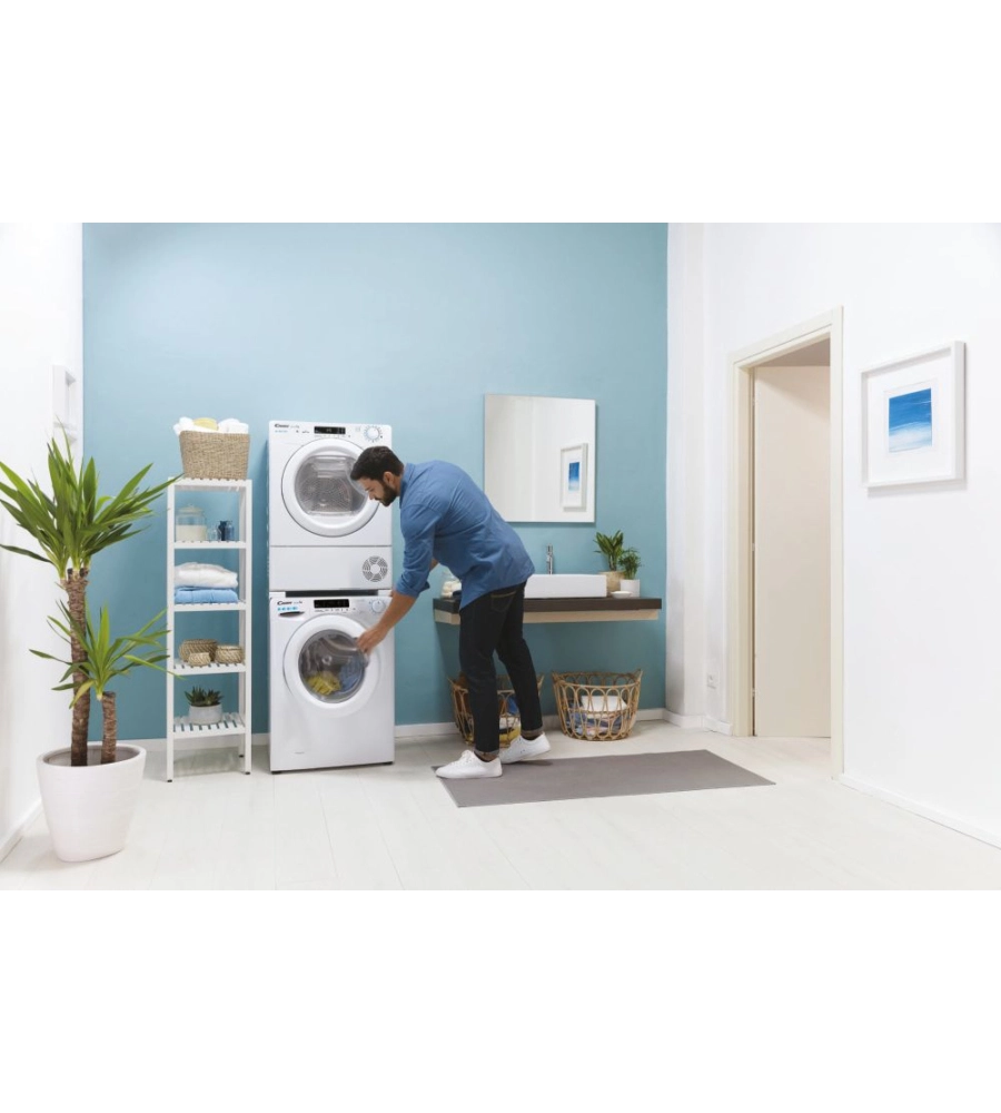 ASCIUGATRICE A LIBERA INSTALLAZIONE CANDY "SMART PRO" A POMPA DI CALORE CARICO 10 KG CON WI-FI - COD. CSOEH10A2DE-S