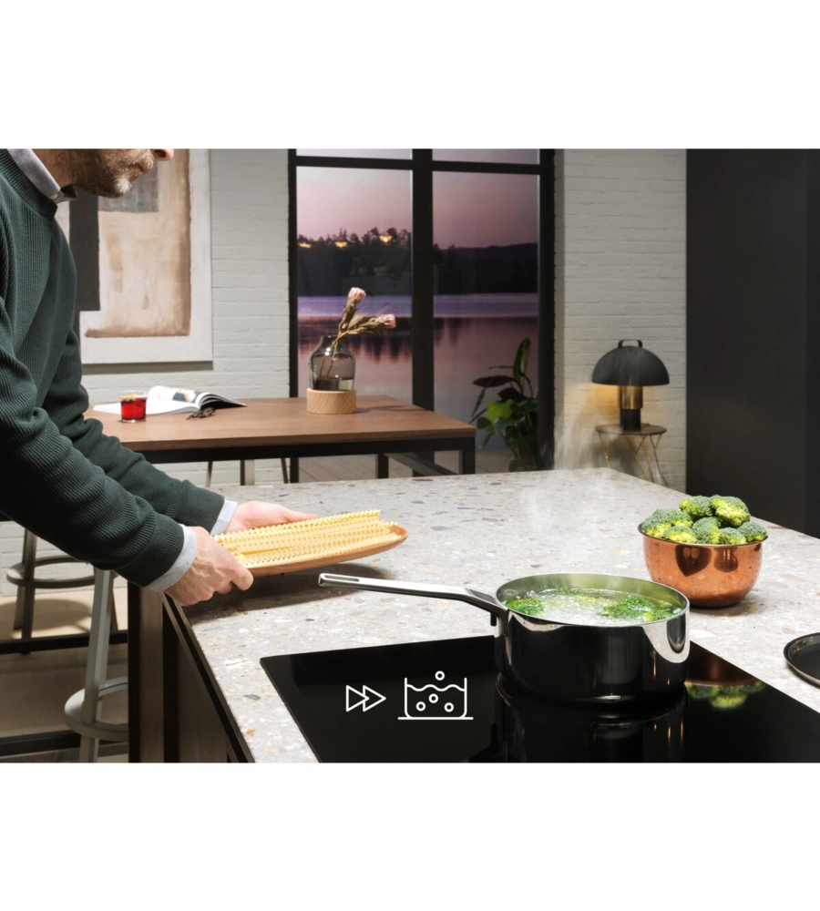 PIANO COTTURA A INDUZIONE DA INCASSO ELECTROLUX "LIL61443C" NERO 4 FUOCHI 60 CM