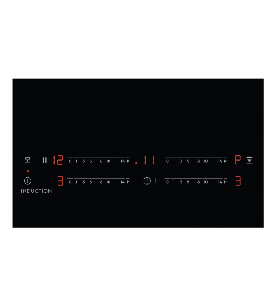 PIANO COTTURA A INDUZIONE DA INCASSO ELECTROLUX "LIL61443C" NERO 4 FUOCHI 60 CM