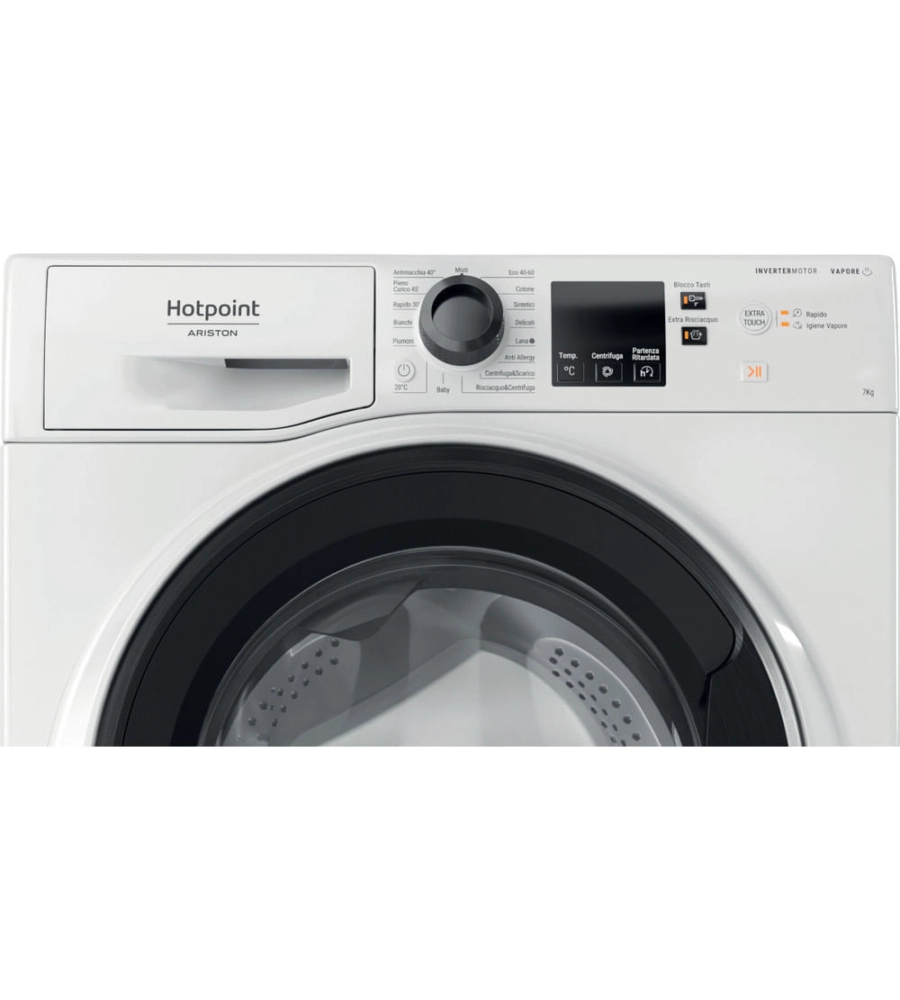 LAVATRICE A LIBERA INSTALLAZIONE HOTPOINT CARICO 7 KG - COD. NF746WK