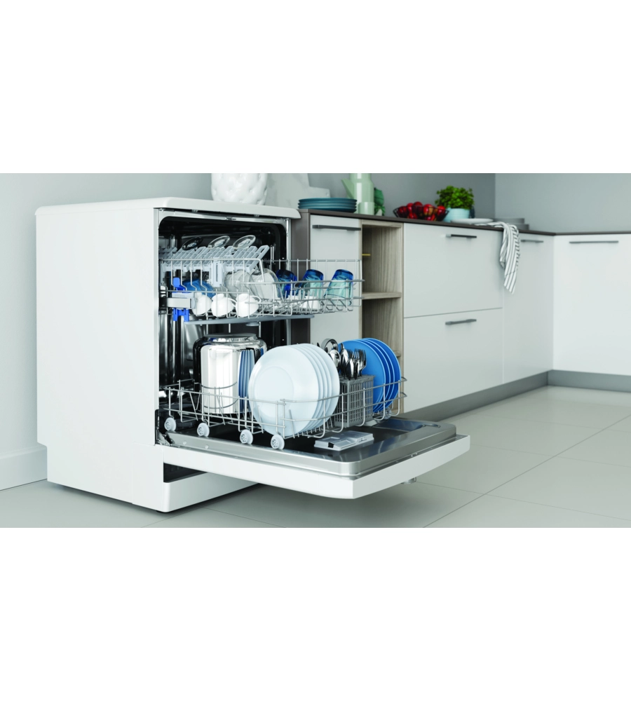 LAVASTOVIGLIE A LIBERA INSTALLAZIONE INDESIT BIANCO 14 COPERTI 60x59x85 CM - COD. IN2FD14BNP80W