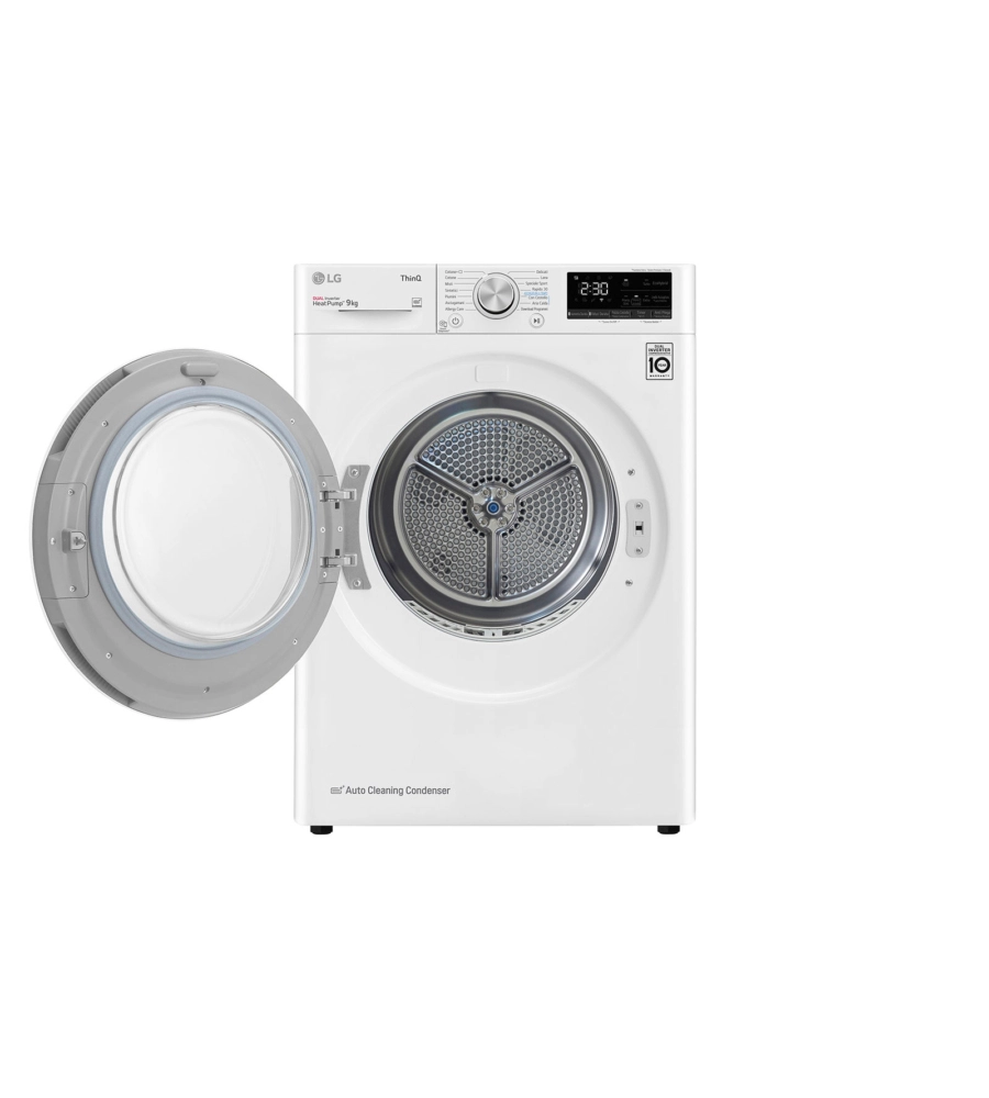 ASCIUGATRICE A LIBERA INSTALLAZIONE LG A POMPA DI CALORE CARICO 9 KG CON WI-FI - COD. RH90V9AVHN