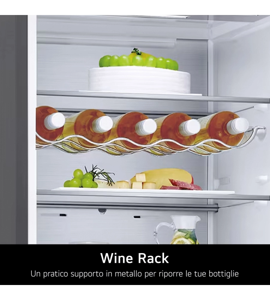 FRIGORIFERO A LIBERA INSTALLAZIONE LG GRIGIO 387 LT 59,5X67,5X203 CM - COD. GBV3200CPY