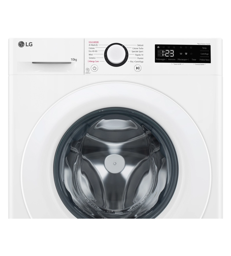 LAVATRICE A LIBERA INSTALLAZIONE LG "SERIE R3" CARICO 10 KG - COD. F4R3010NSWW