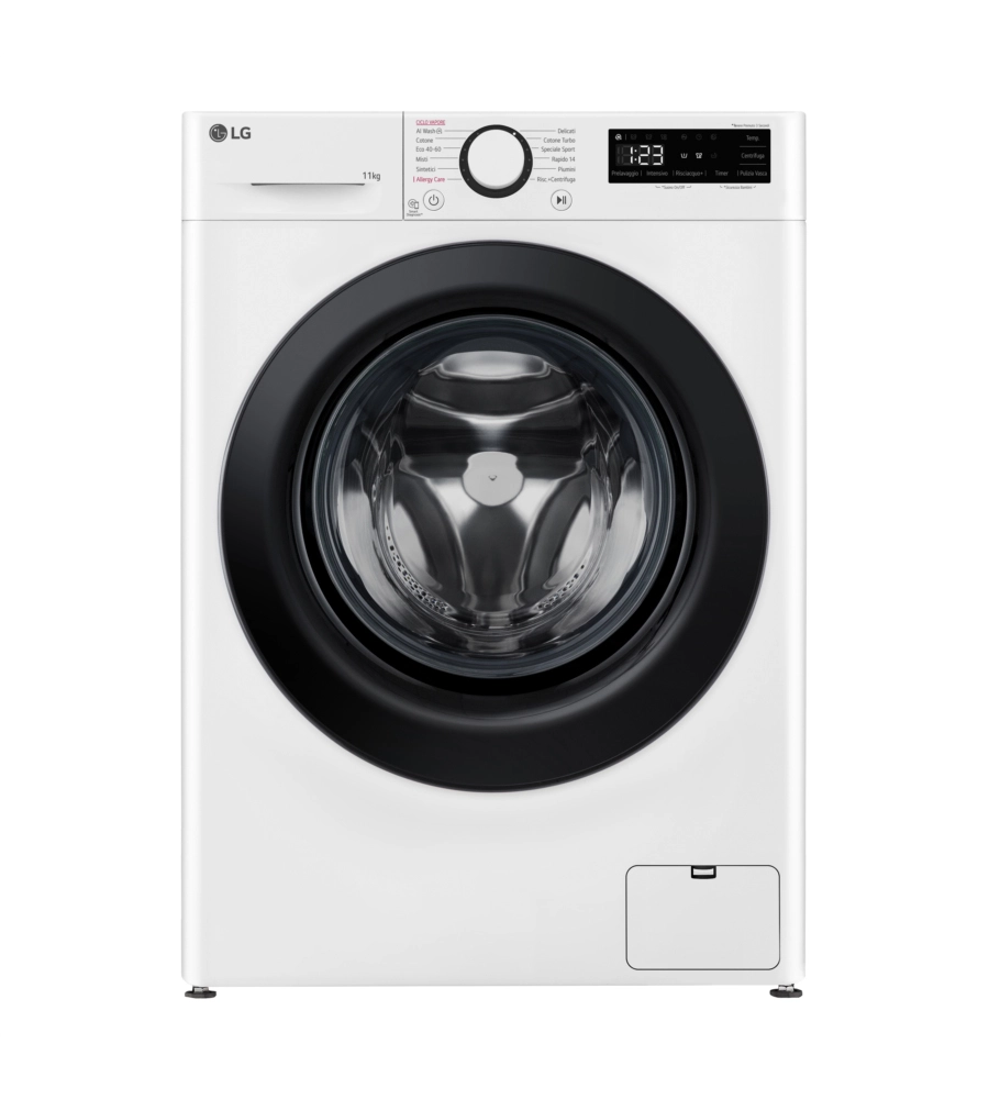 LAVATRICE A LIBERA INSTALLAZIONE LG "SERIE R3" CARICO 11 KG - COD. F4R3011NSWB