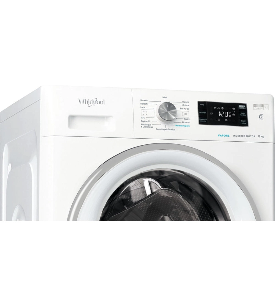 LAVATRICE A LIBERA INSTALLAZIONE WHIRPOOL "FRESHCARE" CARICO 8 KG - COD. FFB 846 SV IT