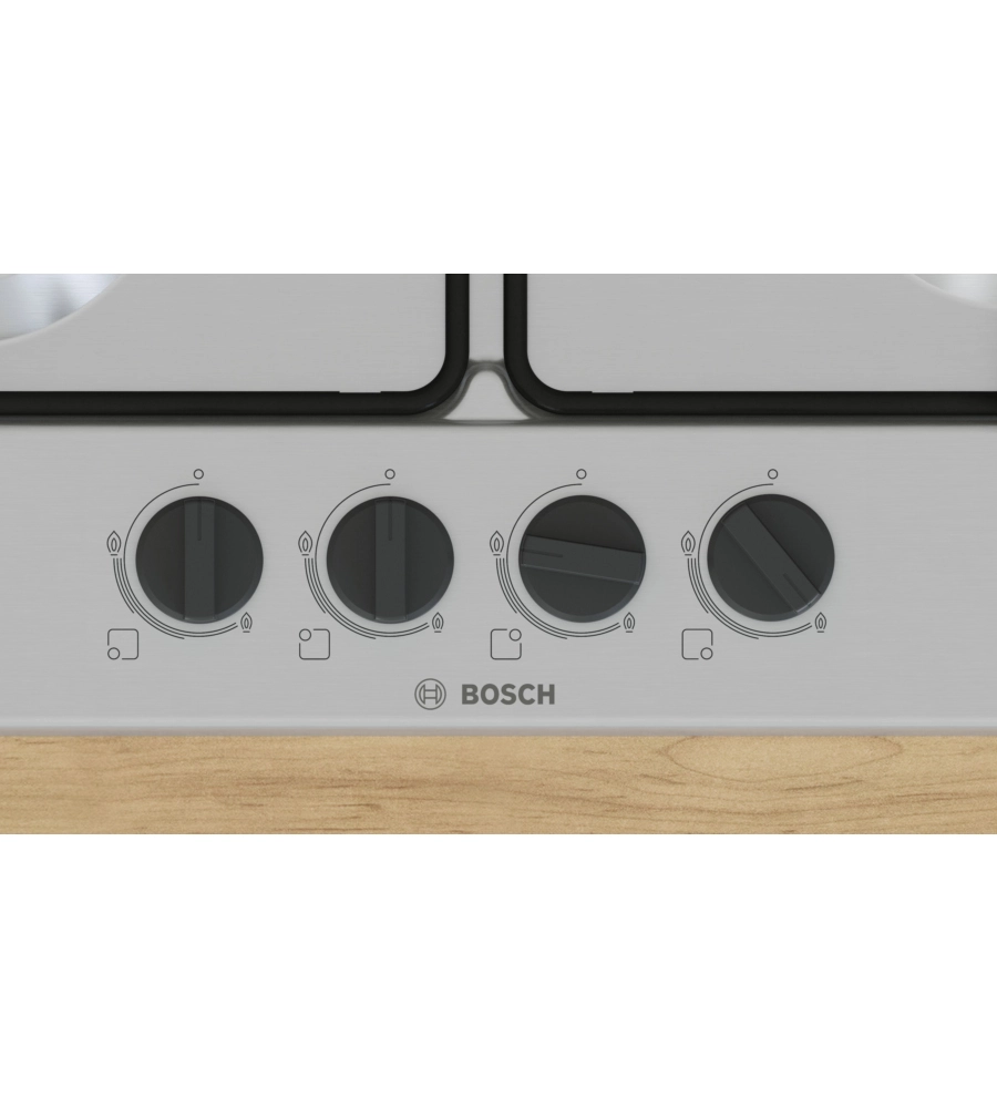 PIANO COTTURA A GAS DA INCASSO BOSCH "SERIE 4" 4 FUOCHI 60 CM