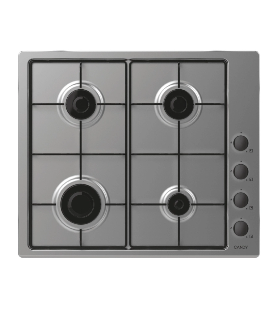 PIANO COTTURA A GAS DA INCASSO CANDY 4 FUOCHI 56 CM - COD. CHW6LBX