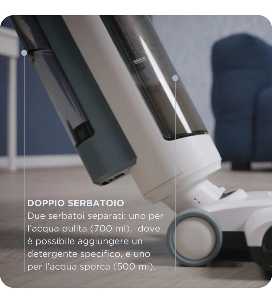 LAVAPAVIMENTI ARIETE "AQUA FORZE WASH & VACUUM" 0,7 LT 220 W