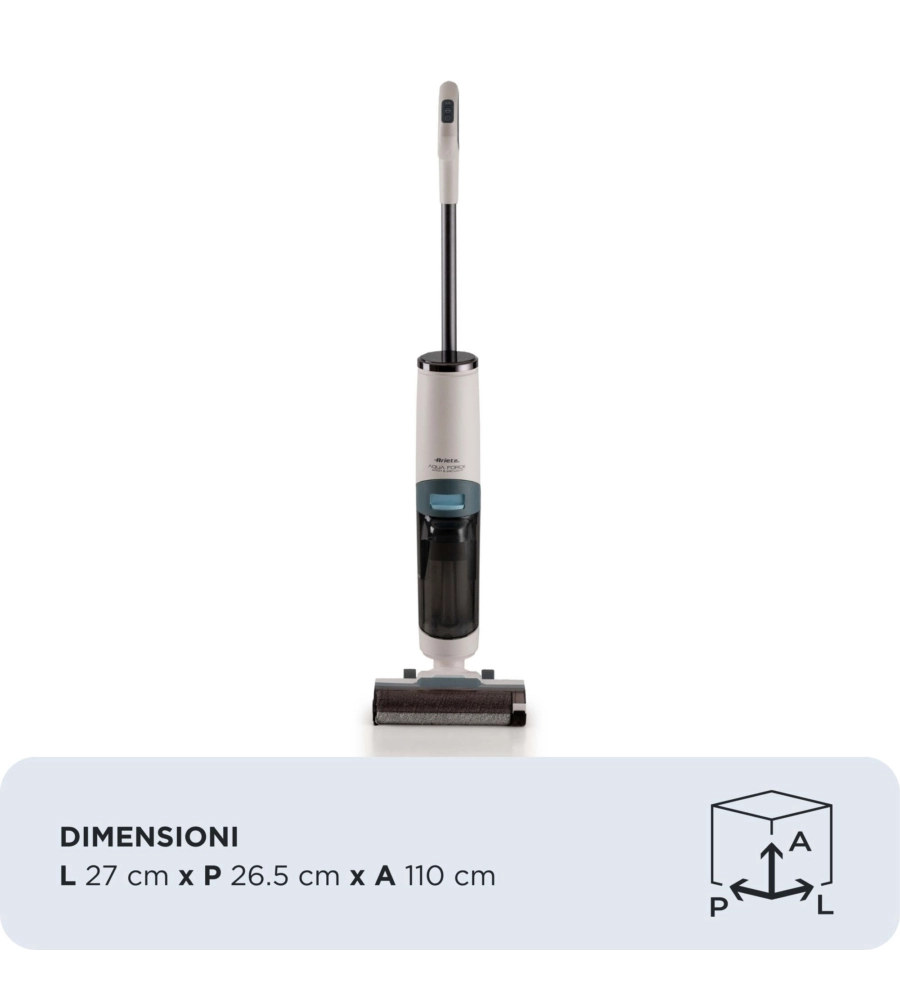 LAVAPAVIMENTI ARIETE "AQUA FORZE WASH & VACUUM" 0,7 LT 220 W