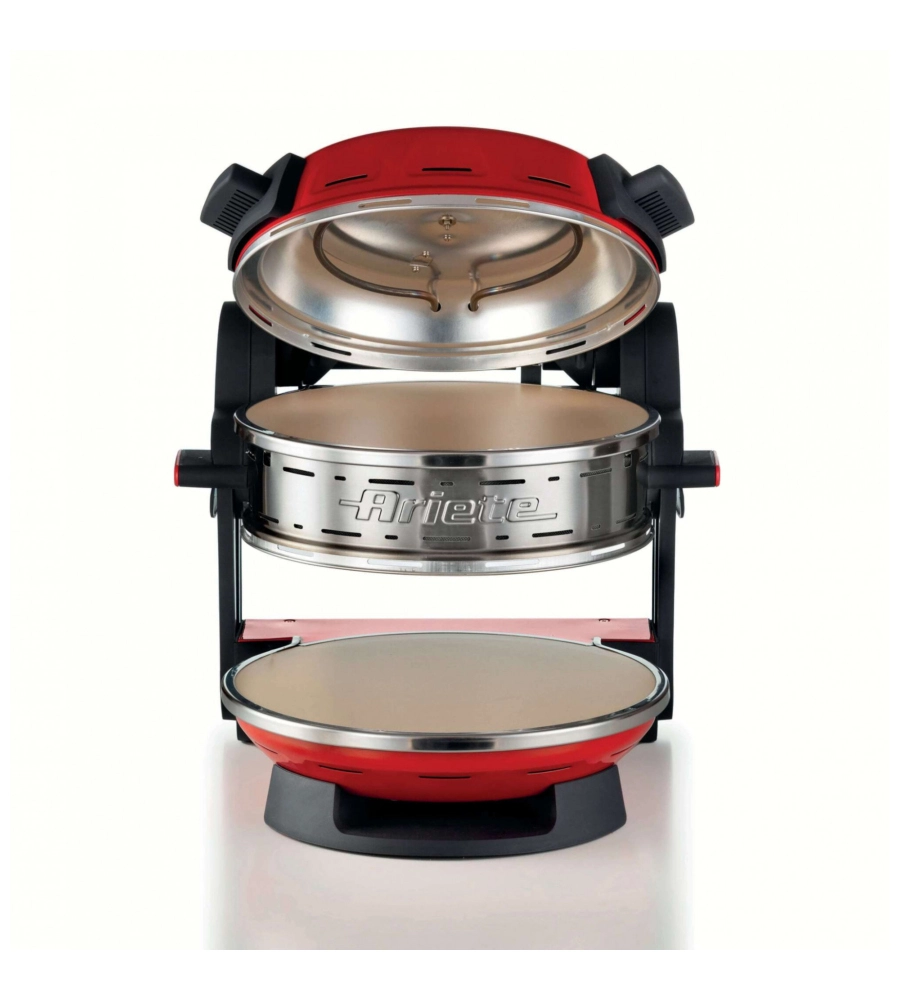 FORNO PIZZA DOPPIO ELETTRICO ARIETE "927" ROSSO 2 PIZZE
